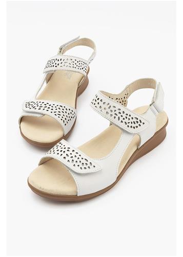 Felicity White Sandal