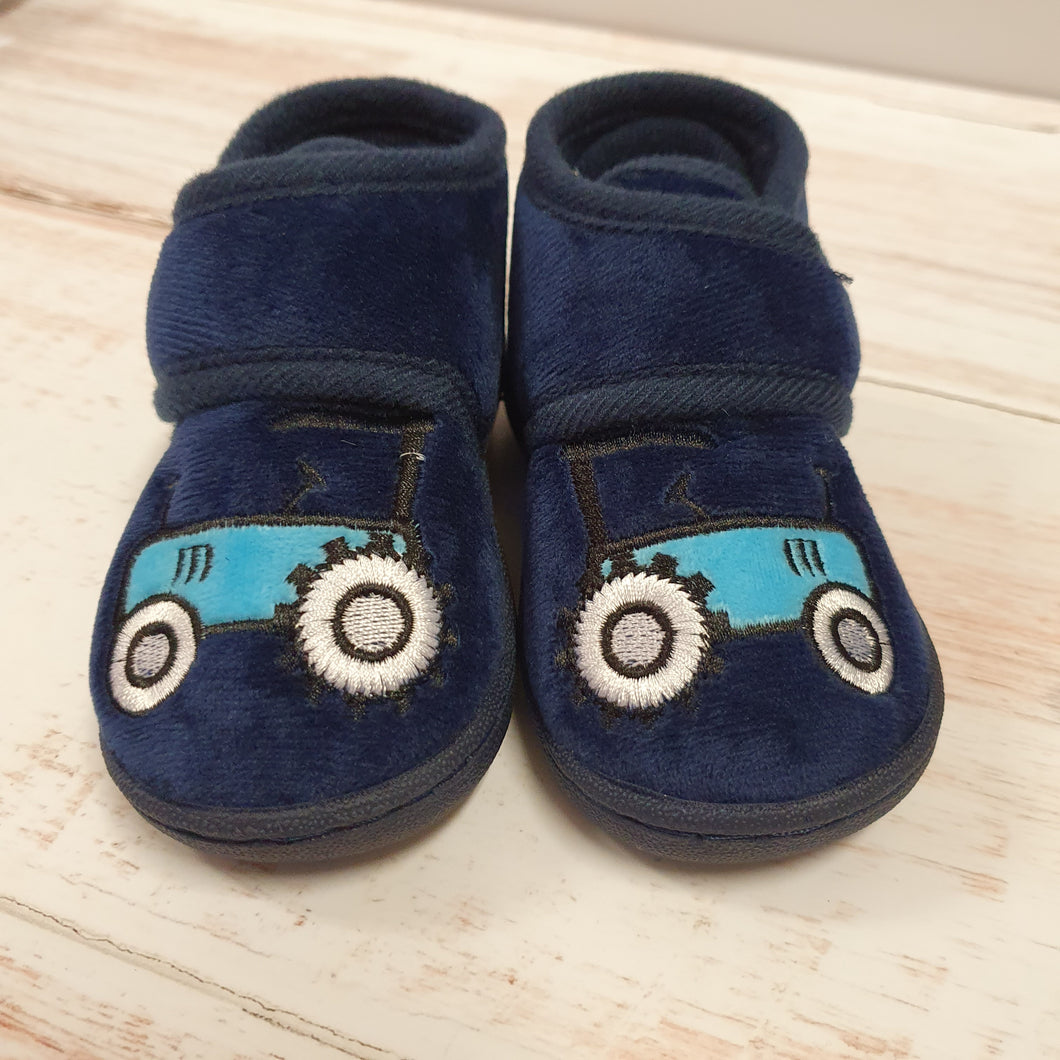 Tractor Navy Slippers