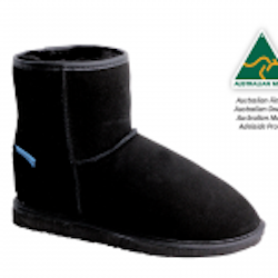 Blue Sheep Ankle Ugg Boots Black