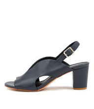 Load image into Gallery viewer, Cilla Navy Heel
