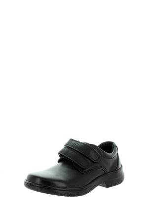 Jardoe Velcro Black School Shoe