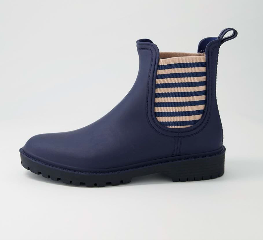 Laurina Gumboot Navy SIZE 36 ONLY