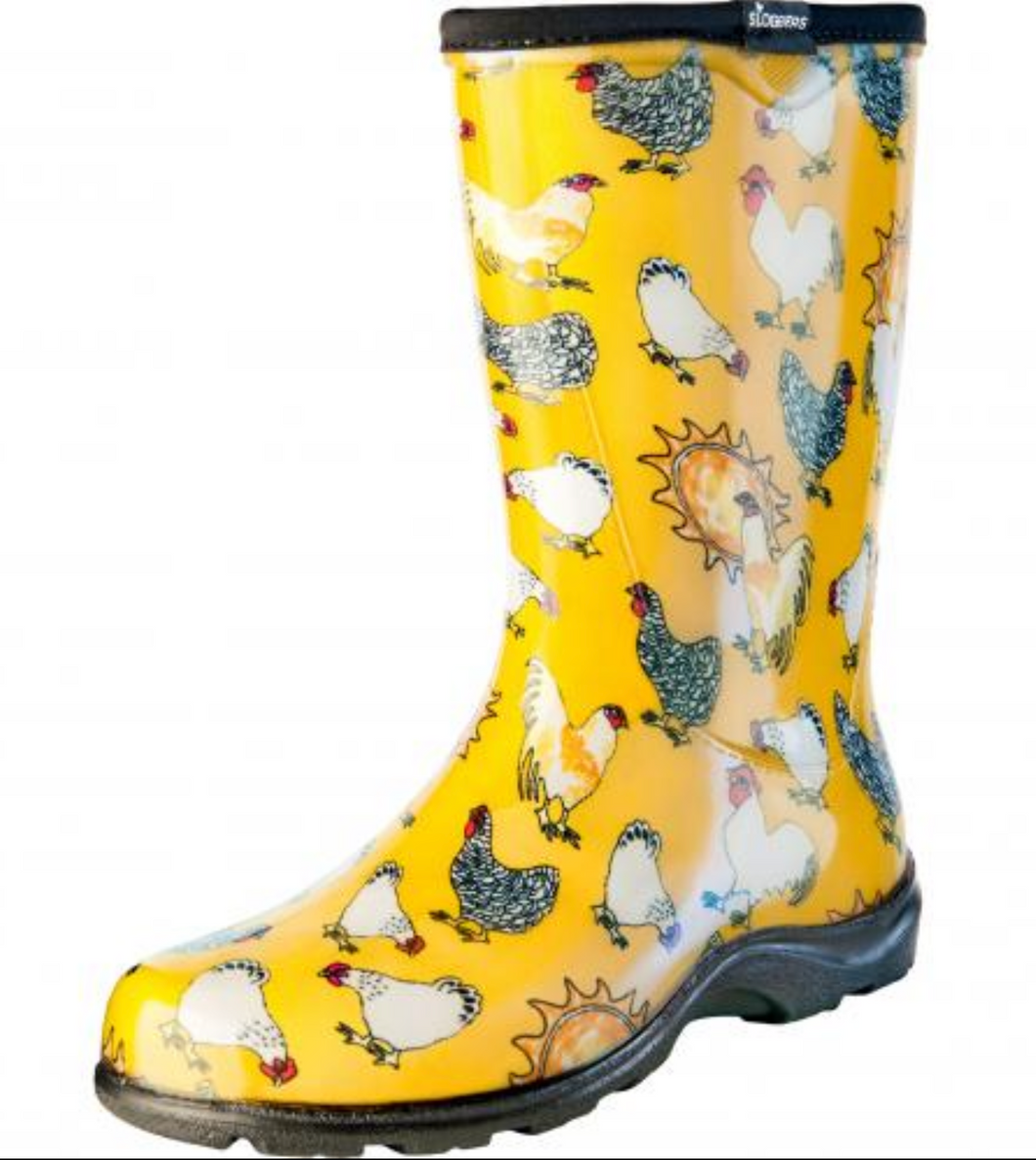 Sloggers Slash Chicken Print Gumboot