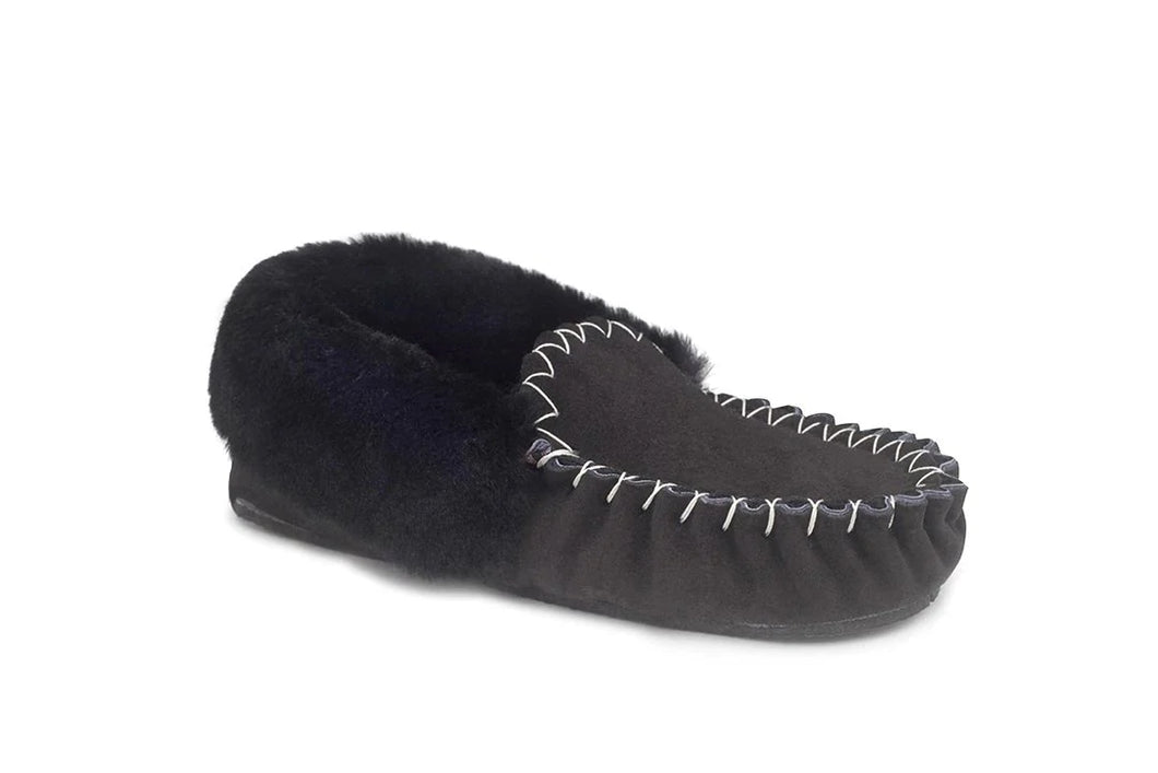 Moccasins Unisex Black