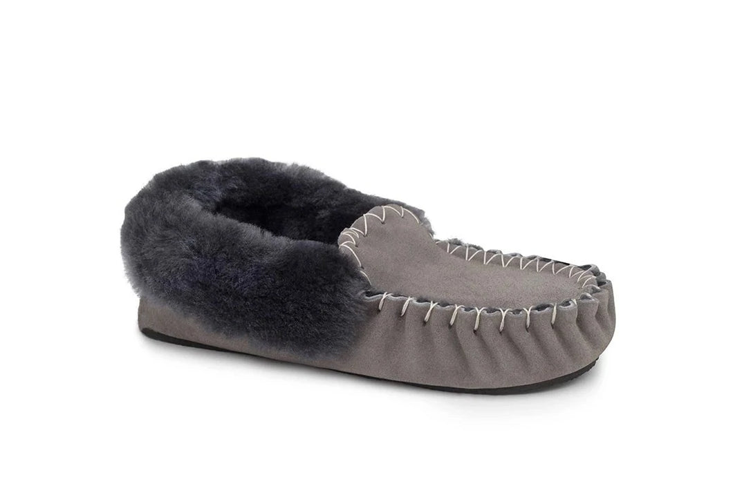 Moccasins Unisex Grey