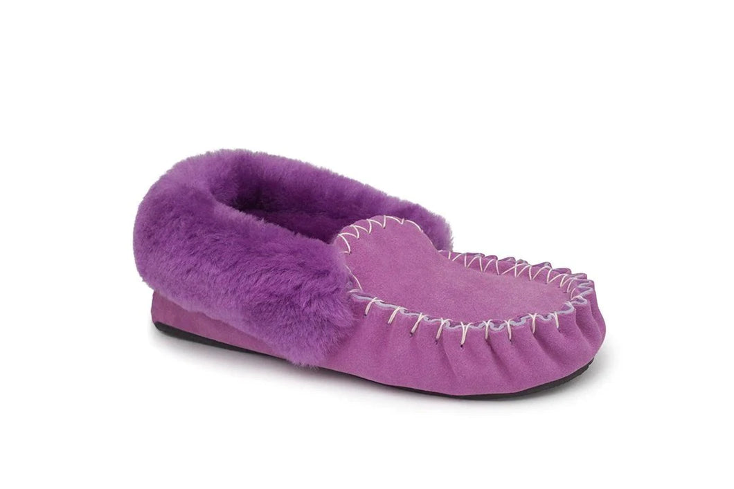 Moccasins Unisex Purple