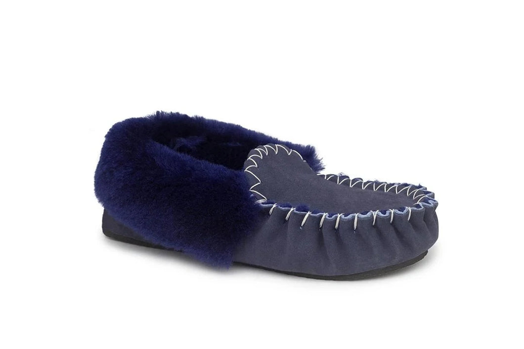 Moccasins Unisex Navy